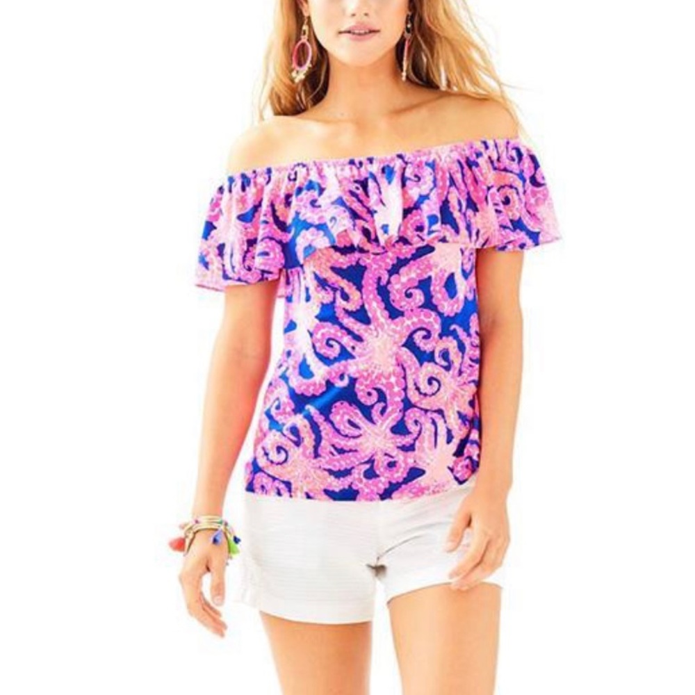 Lilly Pulitzer La Fortuna blouse